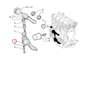 POMPA OLIO FIAT STILO - LANCIA DELTA ORIGINALE 7774040 - Picture 1 of 1