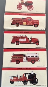 Lot Of 5-Fire Truck Die Cast In Original Box From Reader’s Digest Association - Picture 1 of 7