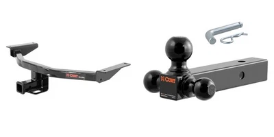 CURT Trailer Hitch 2in Receiver & Multi-Ball Mount Kit for 2016-2023 Mazda CX-9 - Image 1 of 4