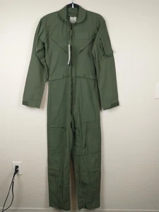 Propper Coveralls Mens 34 Long Green Flyers CWU-27/P Nomex Flight Suit Military - Picture 1 of 17