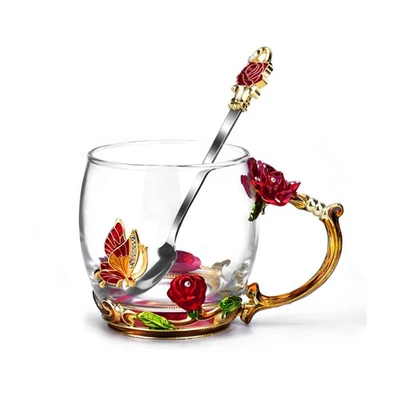 Gifts for Mom Women Stocking Stuffers for Women Christmas Glass Coffee Enamel... - Image 1 of 4