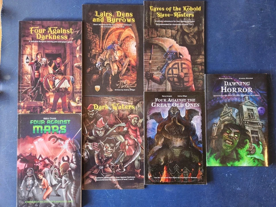 Комплект Four Against Darkness — Against Mars — Against the Great Old Ones — новый - Изображение 1 из 3