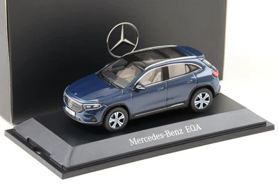 1:43 Herpa Mercedes EQA H243 Blu Denim 2021 VERSIONE DEALER - Immagine 1 di 3