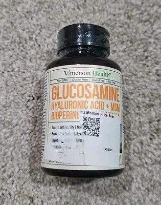 Sulfato de glucosamina con ácido hialurónico, bioperina, MSM y boswellia. J 5 en uno Foto 1 de 2