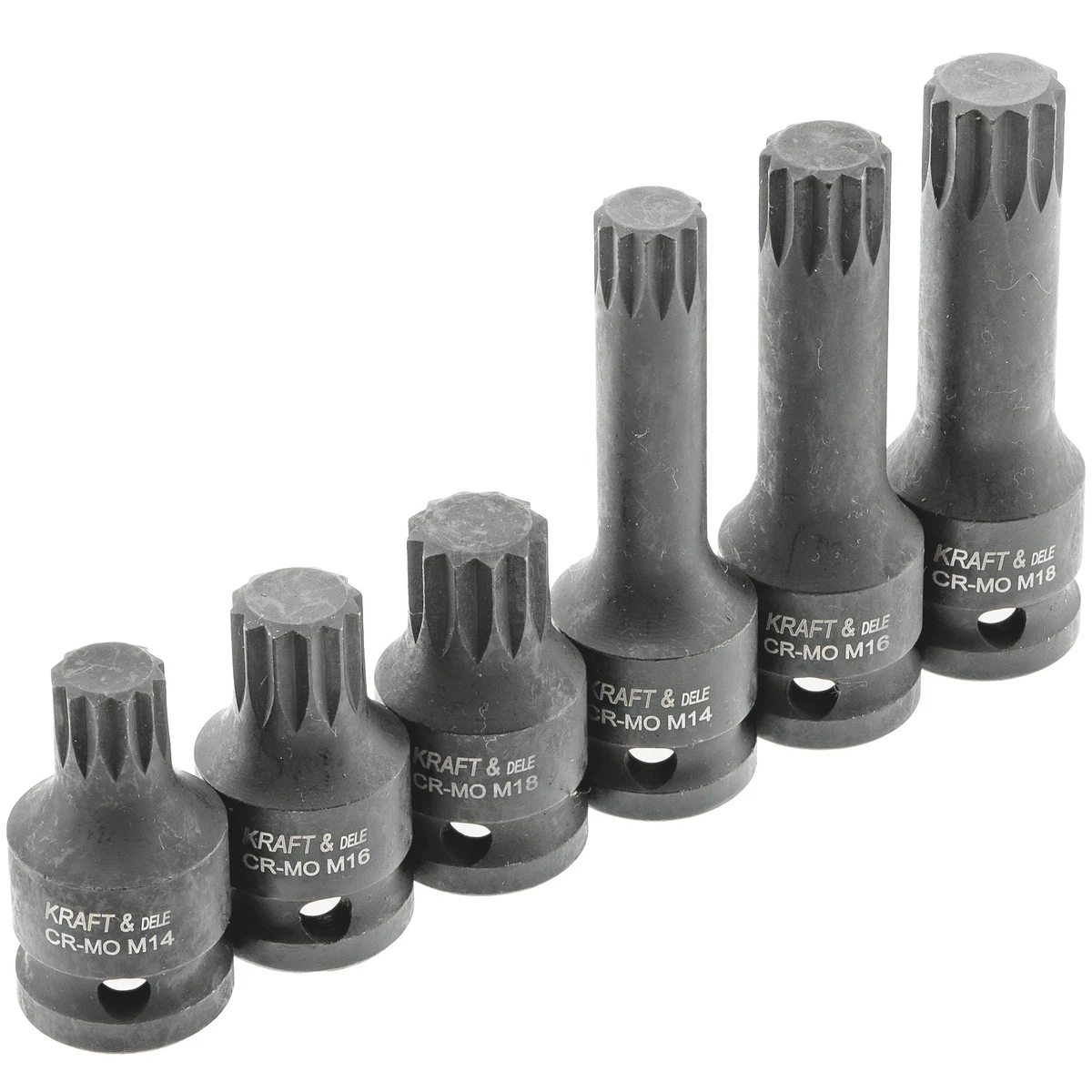 Laser Schlagschrauber-Steckschlüssel – 24 Mm, 1/2" Antrieb, 78 Mm Tief, Aus Chrom-Vanadium, Einzeln Erhältlich