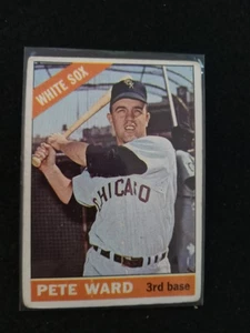 1966 Topps Baseball Card #25 PETE WARD White Sox creased Good - Foto 1 di 2