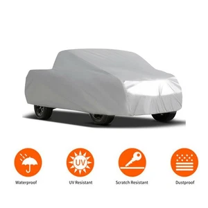 Pickup Truck Cover Outdoor Breathable Waterproof Sun UV Rain Dust Protection - Picture 1 of 12