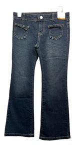 GYMBOREE JEANS SHOP DENIM BOOT CUT BASIC JEANS Size 6 NWT - Picture 1 of 5