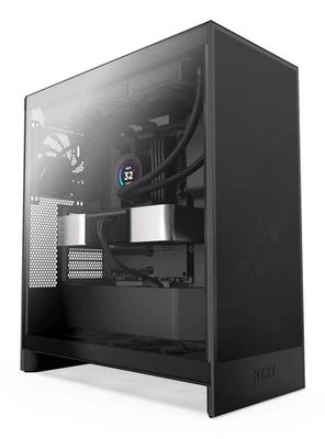 5056547205502 NZXT H7 Flow Midi Tower Black NZXT - Image 1 of 4