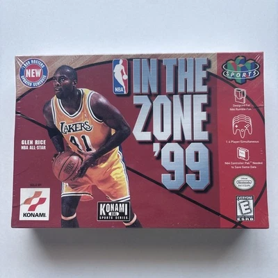 New Factory Sealed NBA In The Zone 99 Nintendo 64 N64 Authentic WATA PSA VGA CGC - Image 1 of 4