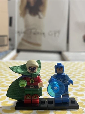 MINIFIGURA LEGO LINTERNA VERDE ESCARABAJO AZUL DC COMICS EDAD DE PLATA ALAN SCOTT TED KORD Foto 1 de 4