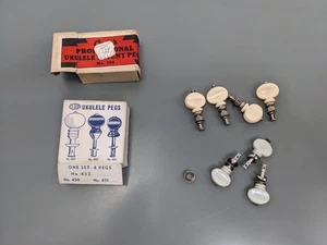 (7) Misc Vintage Ukulele Pegs, Elton, Others, Cream - Picture 1 of 3