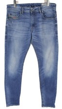 DIESEL Thommer Slim-Skinny 084CV Stretch Jeans Men's W33/L32 Whiskers Faded