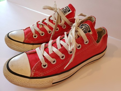 CONVERSE Chuck Taylor All Star Low Top Red Classic Women Sneakers M9696 mens 5.5