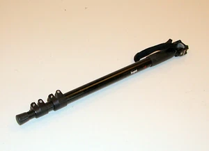 Bogen Manfrotto 3218 Black Aluminum Professional Monopod ~ Italy - Suport 22 lbs - Picture 1 of 6