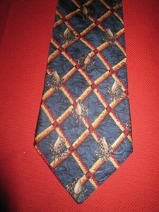 Squisita cravatta 🌿 Ermendildo Zegna 🌿 seta blu struttura leggera - Foto 1 di 6