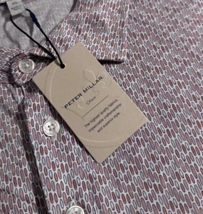 Peter Millar Crown Men's Size XL Surf's Up Surfboard Polo Golf Shirt Pima Cotton - Picture 1 of 11