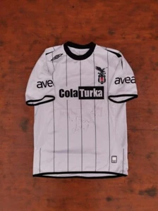 BESIKTAS TURKEY SIGNED 2006/2007 FOOTBALL SHIRT TORAMAN AND GUTI SIGNED SIZE M - Picture 1 of 8