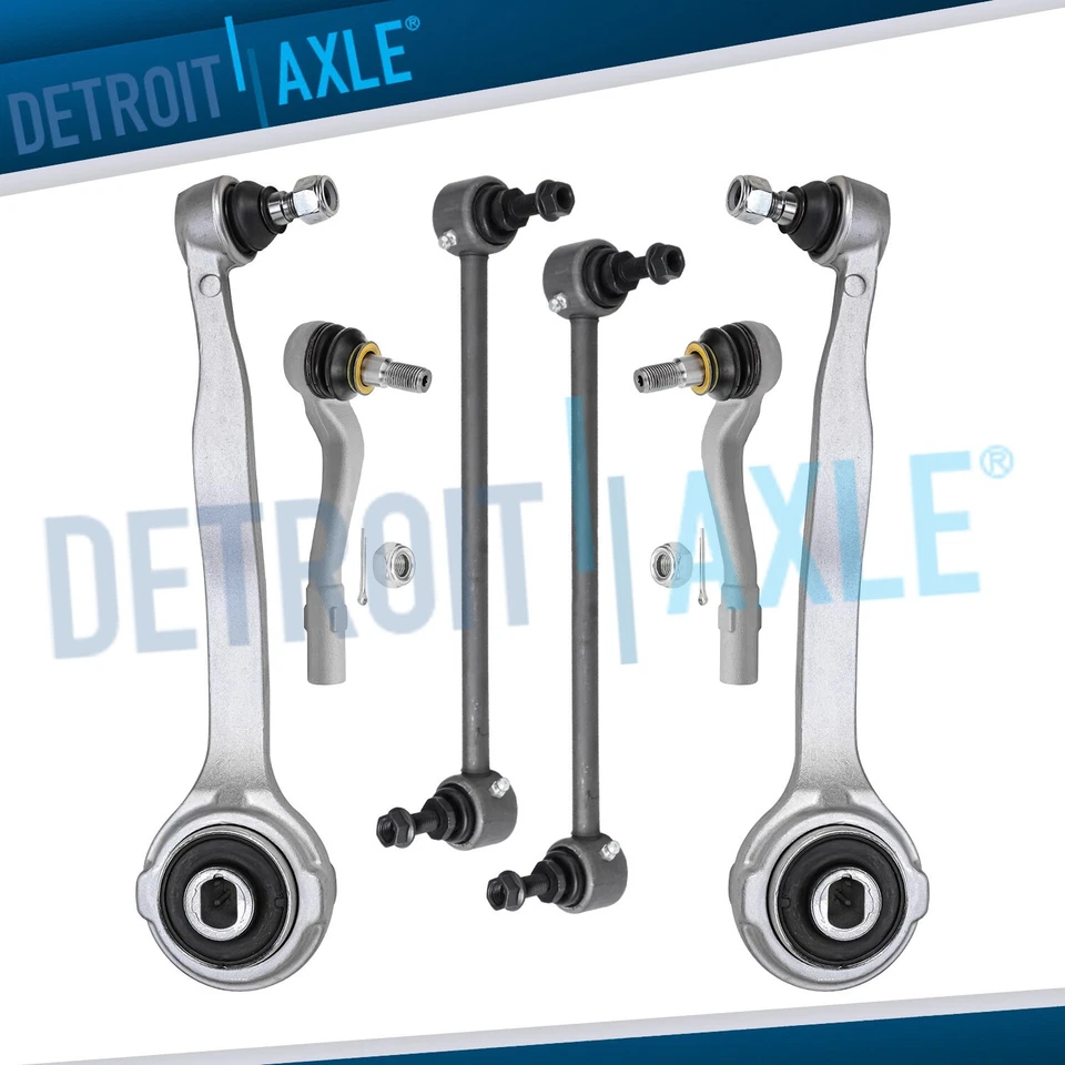 Front Lower Control Arms Outer Tierods Sway Bar for Mercedes-Benz C240 C320 C350 - Image 1 of 4