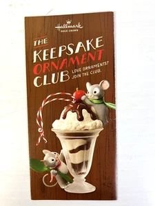 Hallmark The Keepsake Ornament Club Brochure 2014 Natale Vacanze Effimere - Foto 1 di 4
