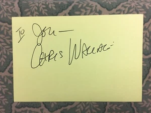 Chris Wallace - The Incredible Hulk - Blue Heelers - The Slap - Autographed 1982 - Picture 1 of 2