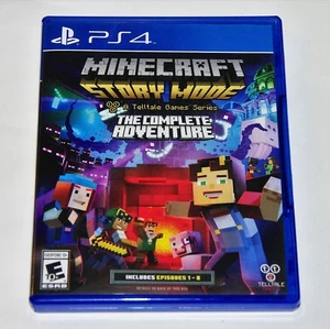 Custodia di ricambio (NO GIOCO) Minecraft Story Mode The Complete Adventure PS4 Box - Foto 1 di 1