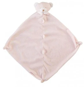 Angel Dear Pink Bear Security Blanket Baby Lovie Blankiet 13 x 13 NWT - Picture 1 of 2
