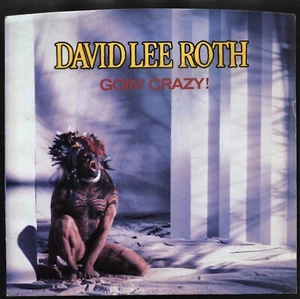 "Goin' Crazy!" by David Lee Roth 7" 45 RPM (7-28584) 1986 - SLEEVE ONLY - Picture 1 of 2