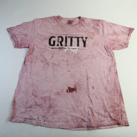 Indiana Hoosiers Comfort Colors Short Sleeve Shirt Men's Pink Used Cover
