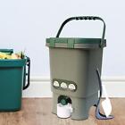 15L Compost Bucket Durable Portable Trash Can Large Capacity Sealed with Lid