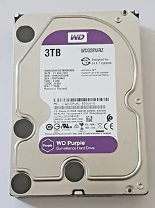 3 TB SATA Western Digital WD30PURZ-85GU6Y0 5400RPM 64MB HDD 3.5" Hard Drive - Picture 1 of 1