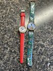 1970's Bradley Mickey Mouse Disney Swiss Watch Registered Edition and Christmas