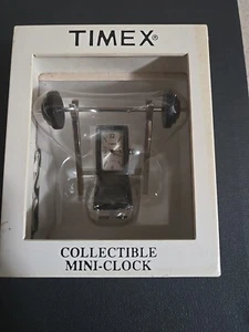 Timex Uhr Sammleruhr Tischplatte schwarz Gewichtheben  - Bild 1 von 4