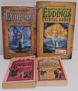 Lot of 4 - David Eddings Books - 2 Hardcovers/2 Paperbacks - Foto 1 di 6