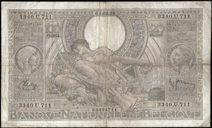 Belgium - Bank Note Of 100 Francs 04-02-1938 TB+ ! P# 107 - Picture 1 of 2
