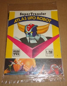 SUPERTRANSFER ATLAS UFO ROBOT (GOLDRAKE) 2 EDITRICE EDIERRE 1979 TRASFERELLI - Imagen 1 de 2