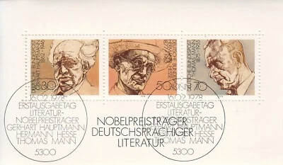 2. Germany 1978 Nobel Prize Winners of Literature - Image 1 of 2