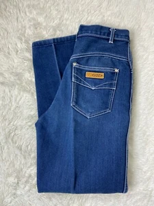 Jeans donna Gitano vero vintage sbiadito lavaggio medio blu denim dritto taglia 26 - Foto 1 di 6