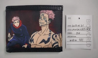 NEW Prototype - Rare Jujutsu Kaisen Yuji Itadori Ryomen Sukuna Wallet Hot Topic - Image 1 of 4
