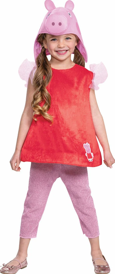 Child Peppa Pig Classic Costume Soft Headpiece Halloween - Image 1 of 1