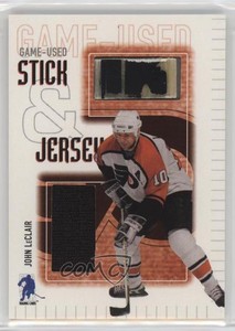 2003-04 ITG Be A Player Memorabilia Game-Used Stick & Jersey John LeClair #SJ-18