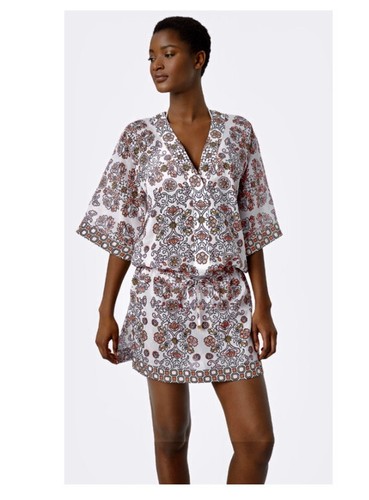 Tunica da spiaggia da giardino Tory Burch Hicks. Nuovo con etichetta. Taglia S. Vendita al dettaglio 300€