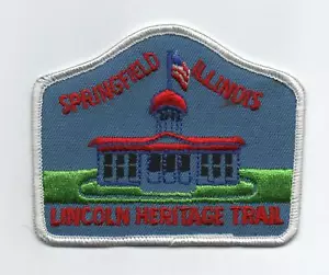 Lincoln Heritage Trail - Springfield, IL, Boy Scout Trail Patch, neuwertig - Bild 1 von 1