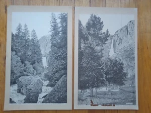 ¿Raro? Antiguo arte vintage de 1934 del Parque Nacional de Yosemite Vernal Falls J Conragan - Imagen 1 de 9