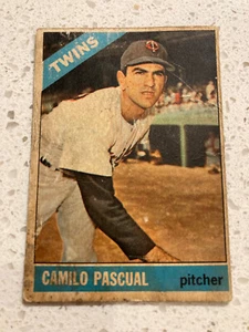 1966 Topps Venezuelan Camilo Pascual Very Rare #305 Minnesota Twins - Bild 1 von 2