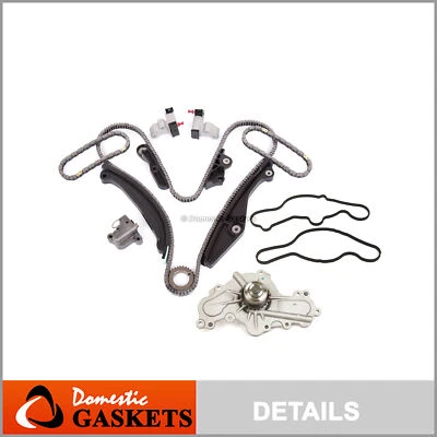 Kit de cadena de distribución bomba de agua apta para Ford Taurus Fusion Lincoln MKZ 11-12 3,5 L DOHC Foto 1 de 4