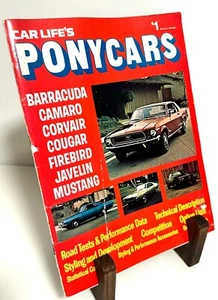 1968 Car Life PONYCARS Magazine – Mustang Camaro Firebird Cougar Car Issue - Picture 1 of 8