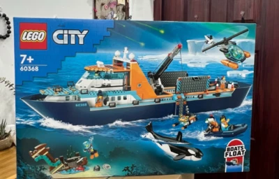 LEGO City 60368 Arctic Explorer Ship Toy Block Adventure Boats Float no box - Image 1 of 2
