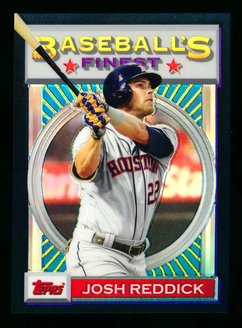 2020 TOPPS FINEST FLASHBACKS JOSH REDDICK 1993 BLACK REFRACTOR ASTROS SP #20/25!