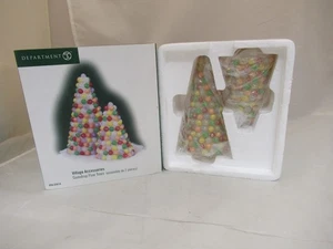 2006 Dept 56 VILLAGE ACCESSORIES GUMDROP PINE TREES (Set of 2) #56.53614 ! - Picture 1 of 3